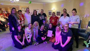 Festive fun at Consett care home